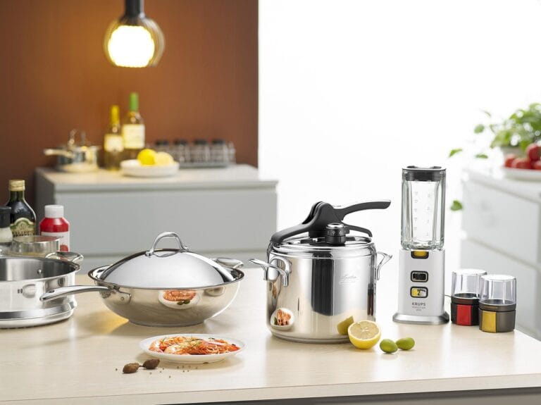 Cocina de acero inoxidable